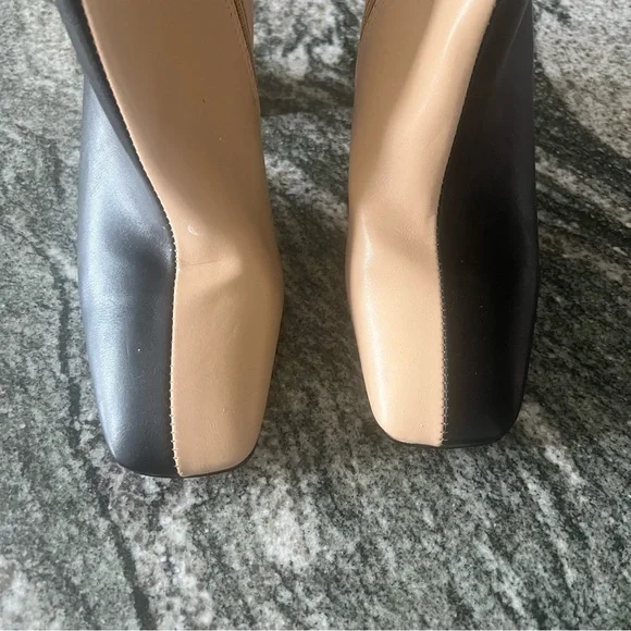 PRINCESS POLLY | Two Sided Story Boots in Black & Cream🖤 - Picture 7 of 13